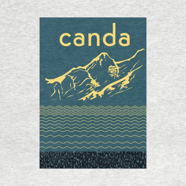 Canada vintage style travel poster by nickemporium1